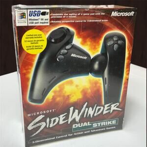 Microsoft Windows 98 Sidewinder Dual Strike USB PC Controller Gamepad NEW Sealed